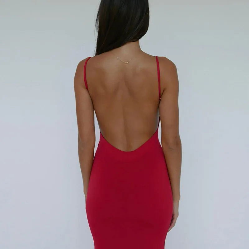 ELBA BACKLESS MAXI DRESS
