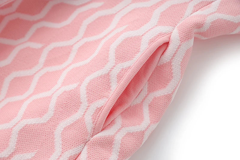 NALA PLAID MINI DRESS BABY PINK
