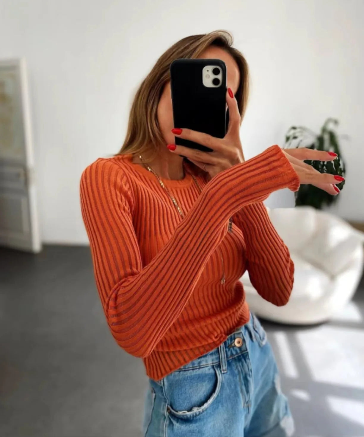 NORA KNIT TOP