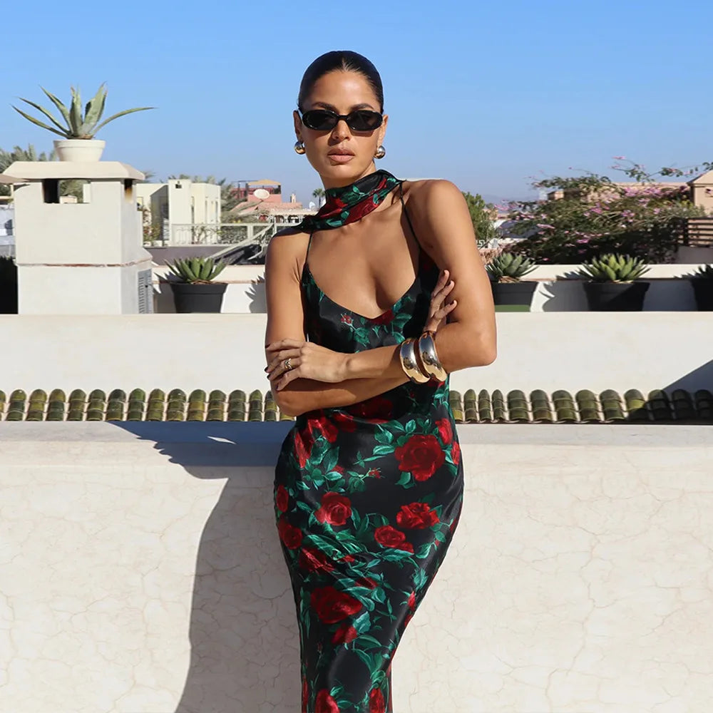 JULIA FLORAL MAXI DRESS