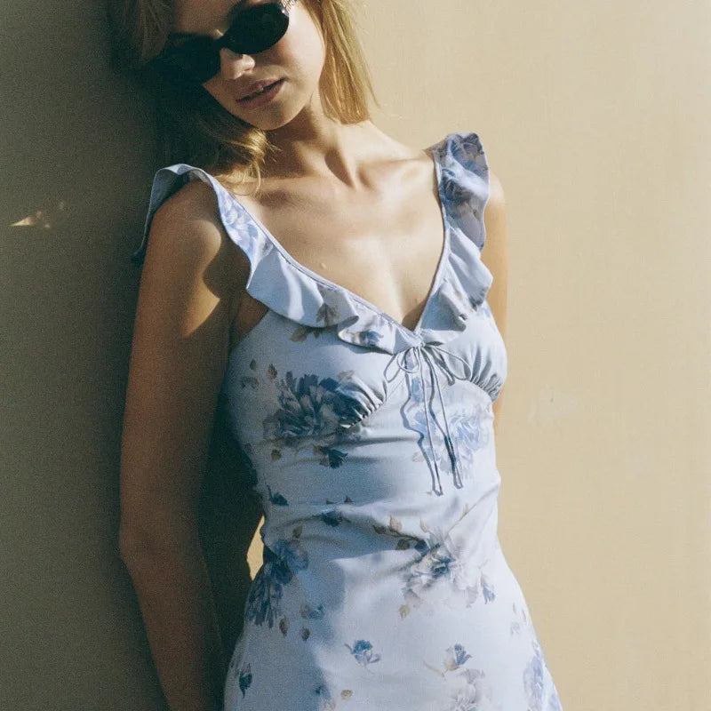 SEMANA FLORAL MAXI DRESS