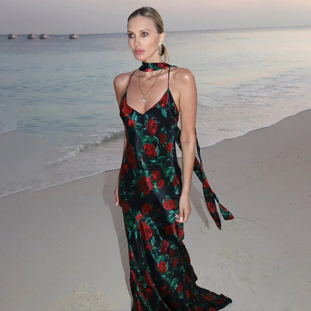 JULIA FLORAL MAXI DRESS