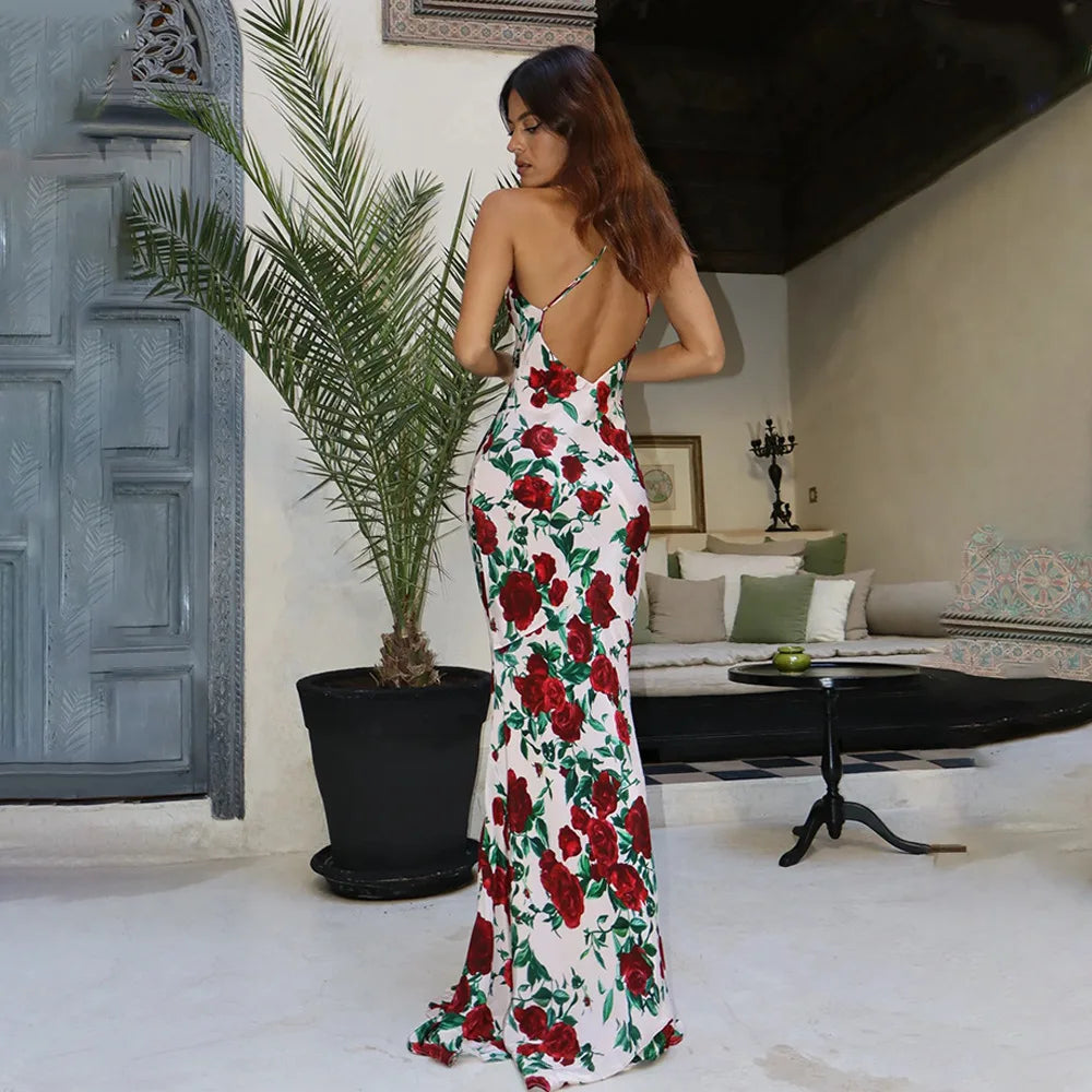 JULIA FLORAL MAXI DRESS
