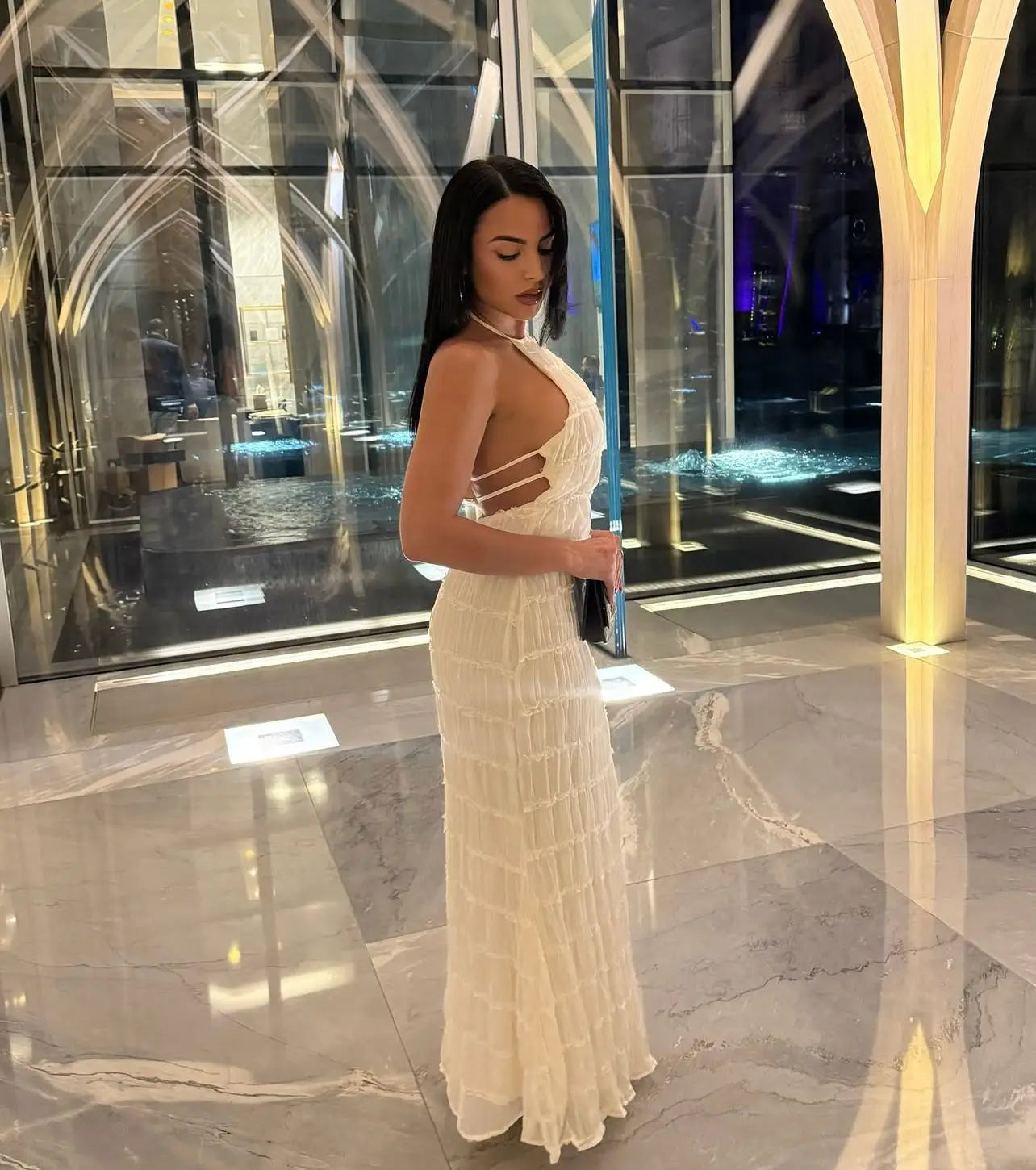 FERNANDA BACKLESS MAXI DRESS