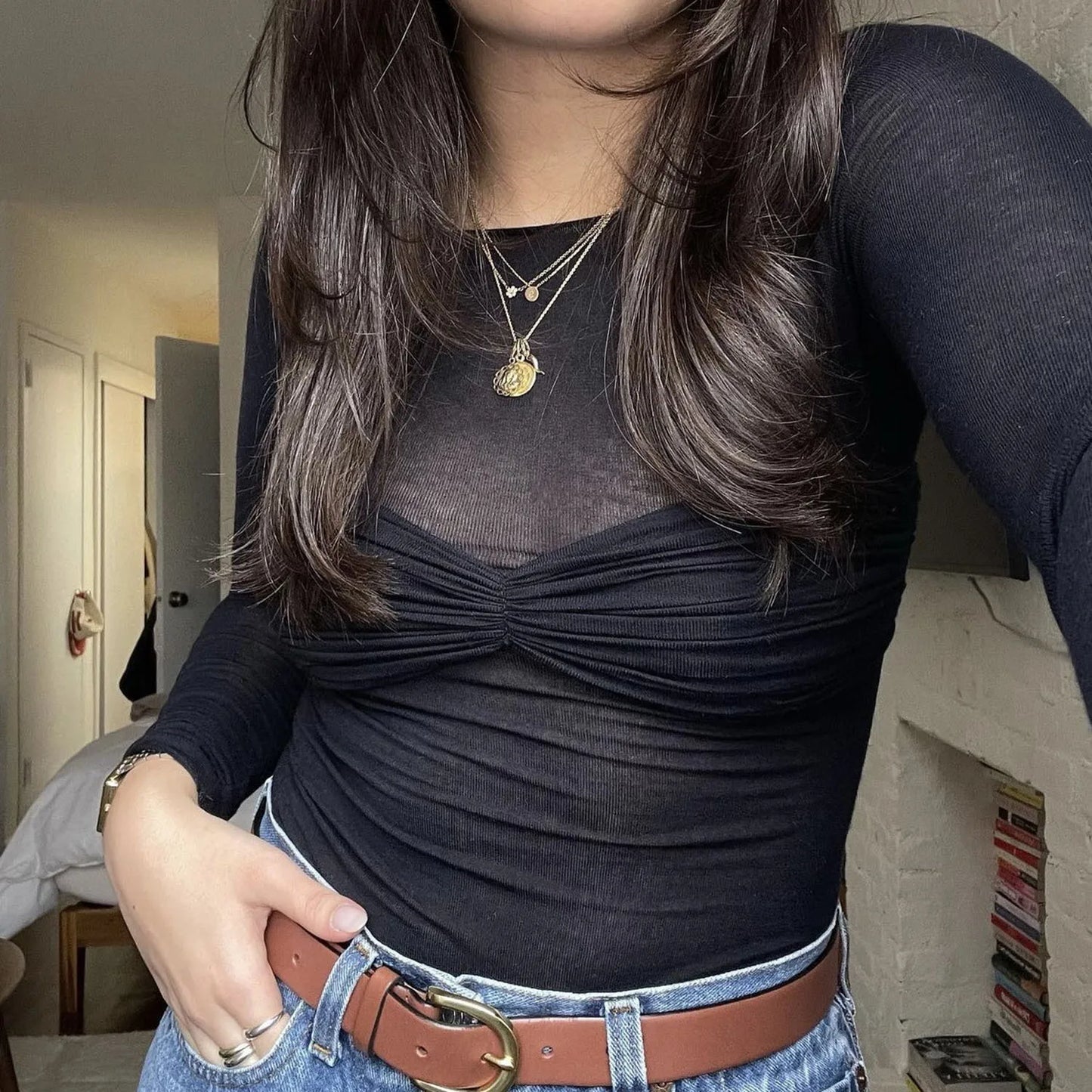 OLIVETTE KNIT TOP