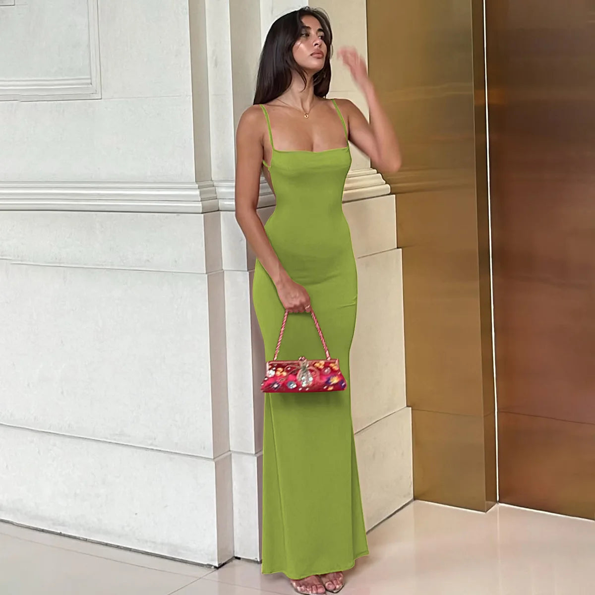 ELBA BACKLESS MAXI DRESS