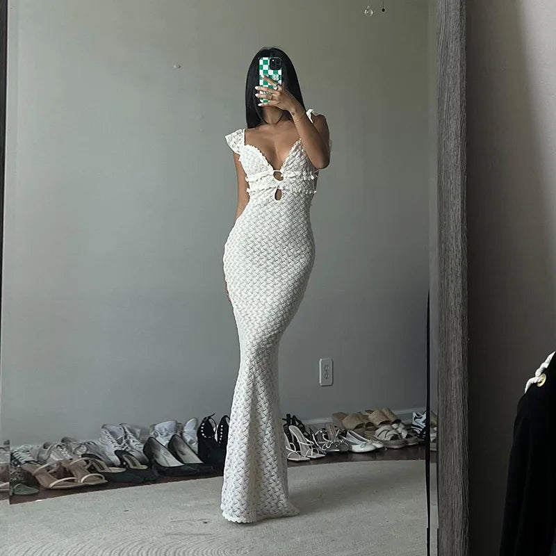 CHARMAINE BACKLESS MAXI DRESS