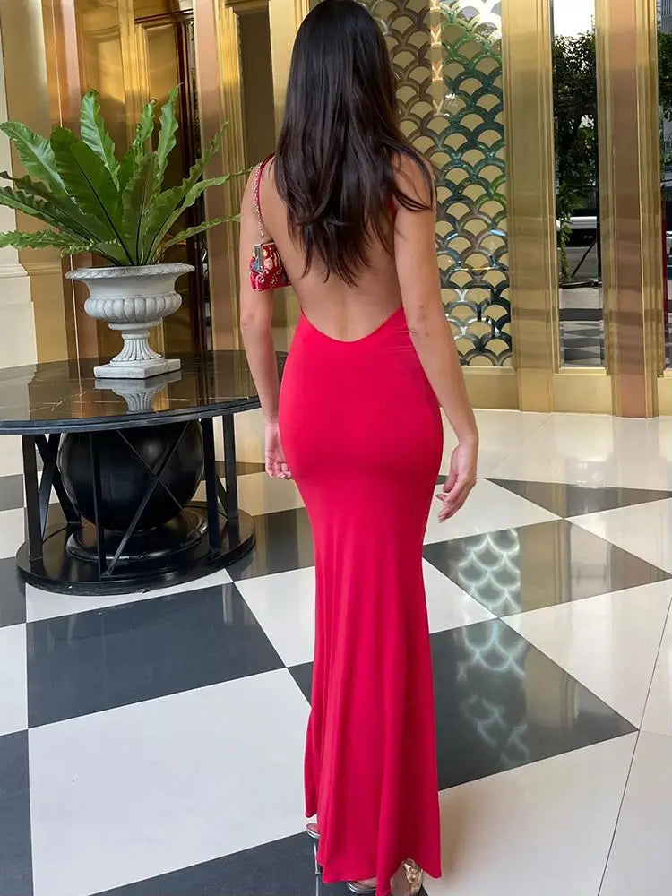 ELBA BACKLESS MAXI DRESS