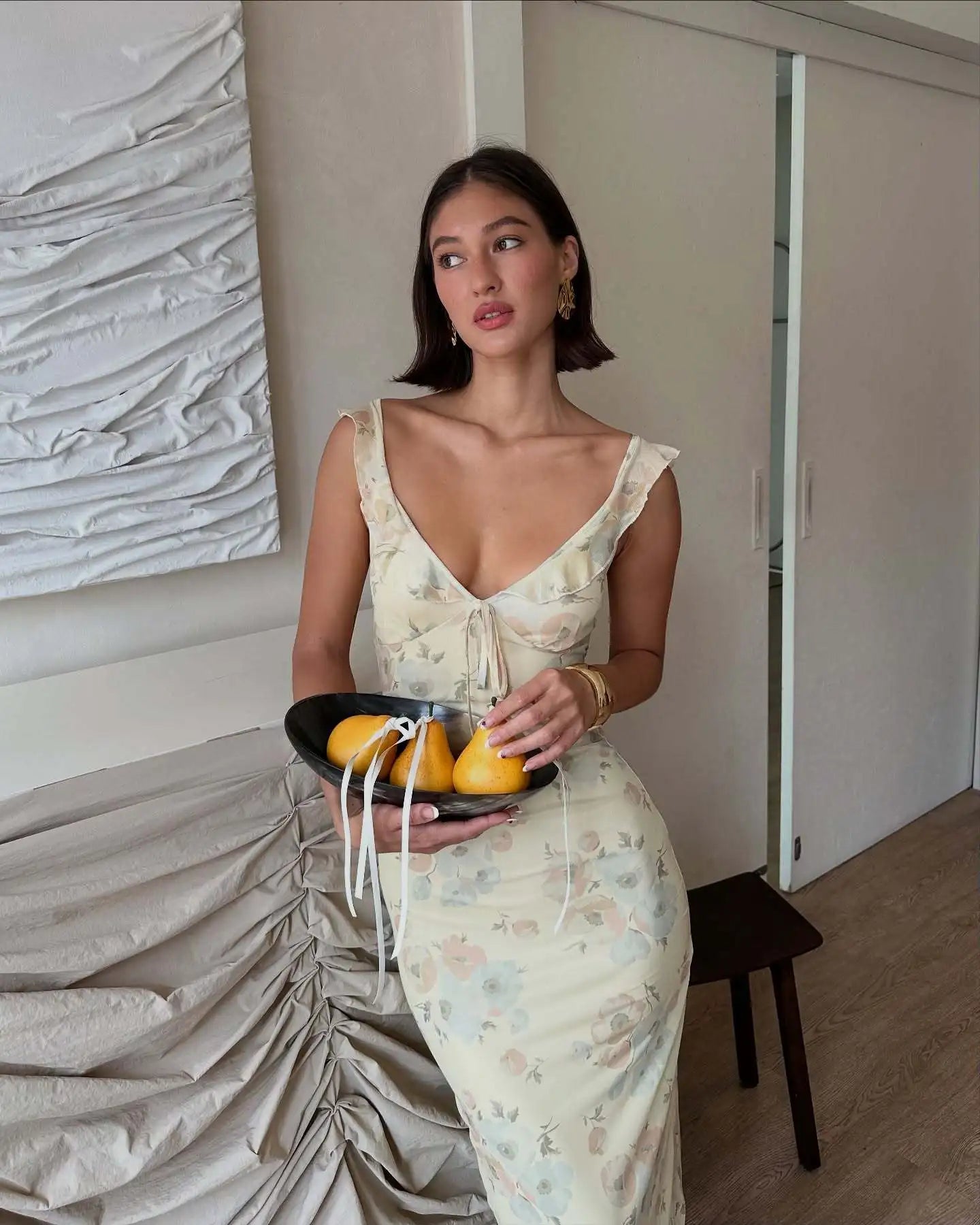 SEMANA FLORAL MAXI DRESS