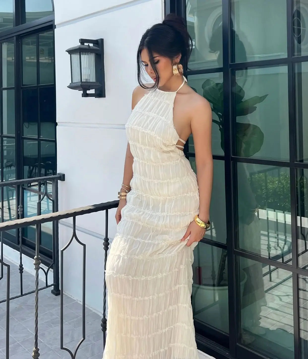 FERNANDA BACKLESS MAXI DRESS