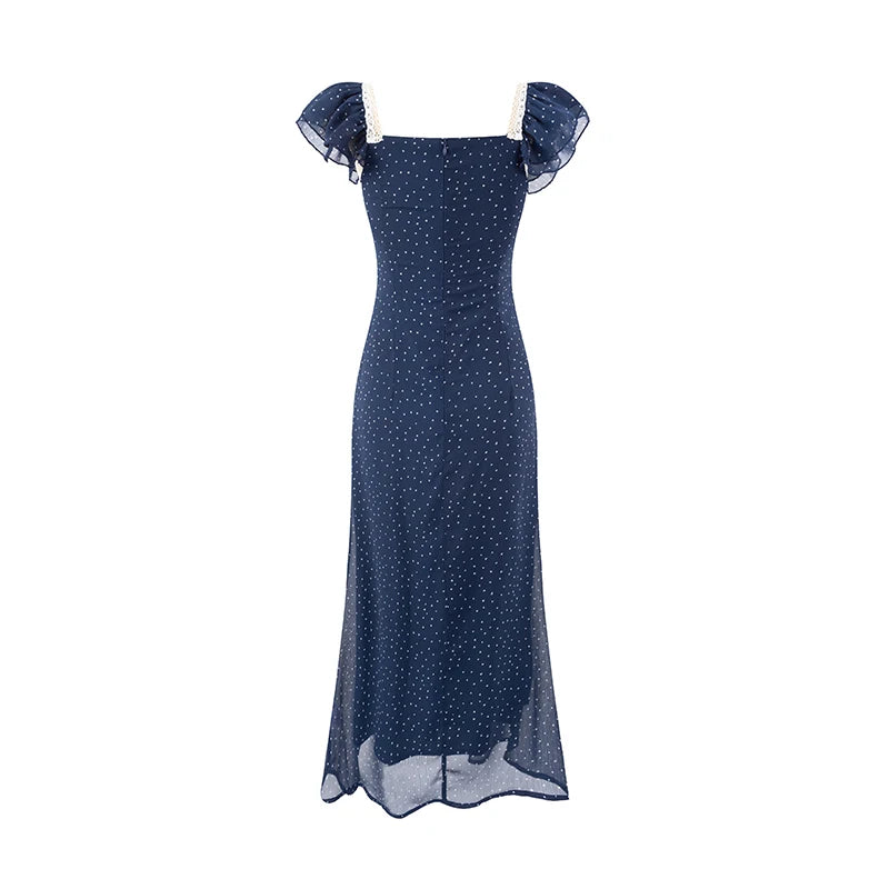 ADA POLKA DOT MIDI DRESS