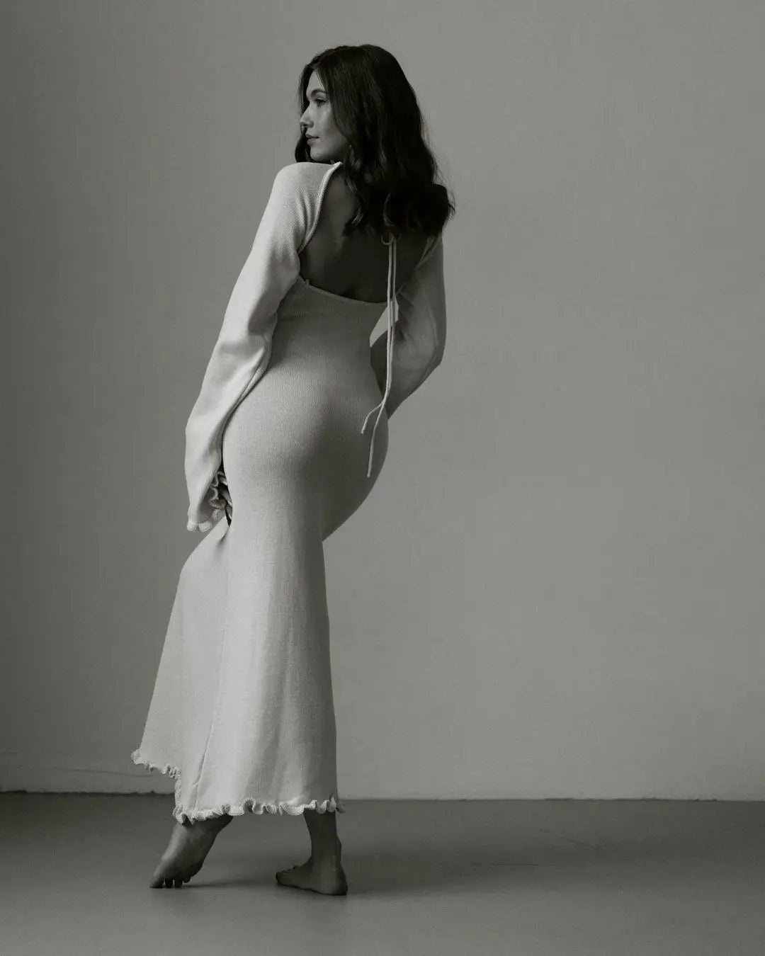 SOLENIE KNIT MAXI DRESS