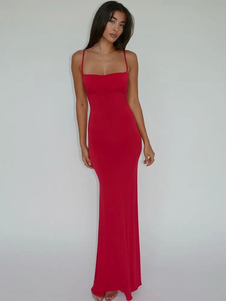 ELBA BACKLESS MAXI DRESS
