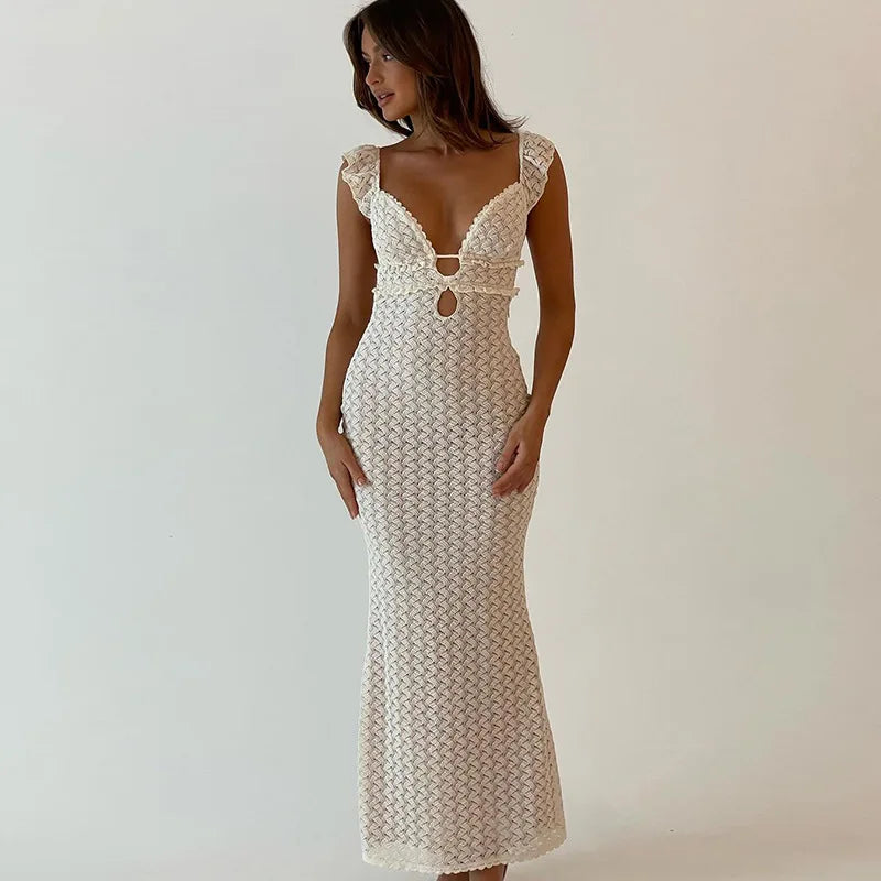CHARMAINE BACKLESS MAXI DRESS