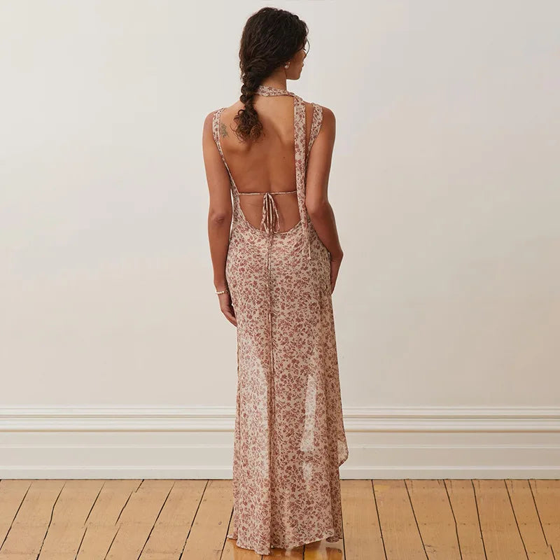 BERNICE BACKLESS MAXI DRESS