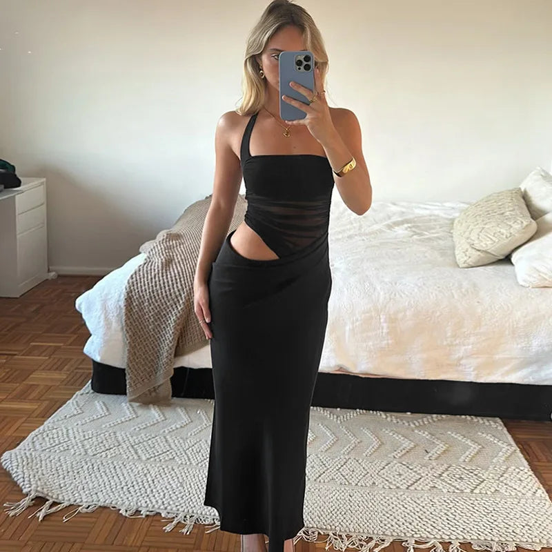 ELEONORA MESH MAXI DRESS