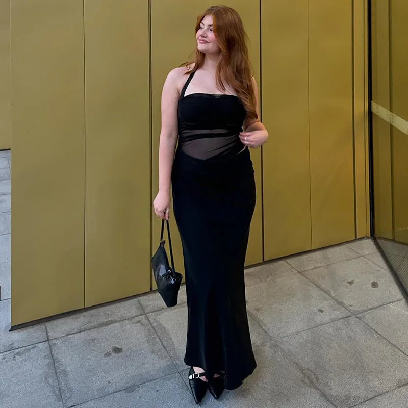 ELEONORA MESH MAXI DRESS