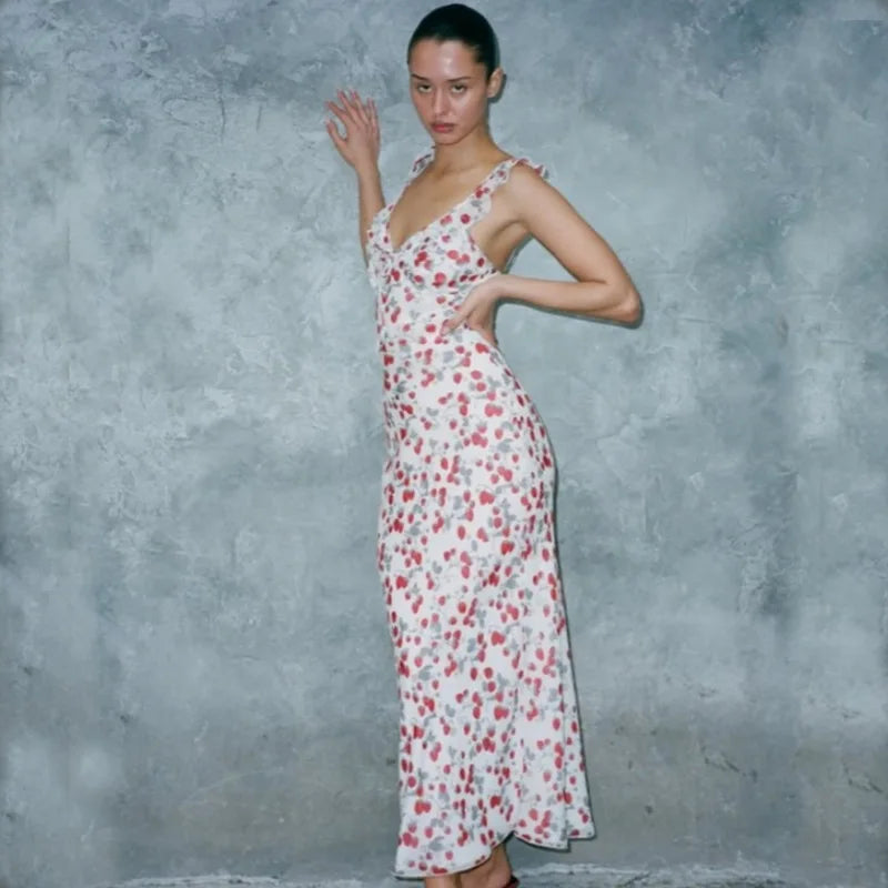 SEMANA FLORAL MAXI DRESS