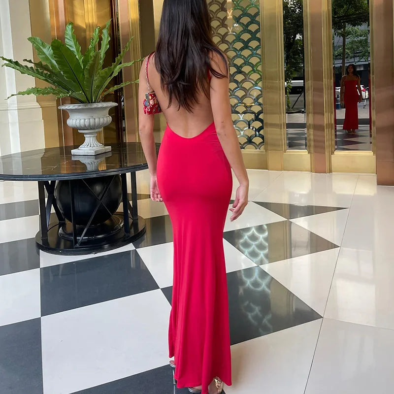 ELBA BACKLESS MAXI DRESS