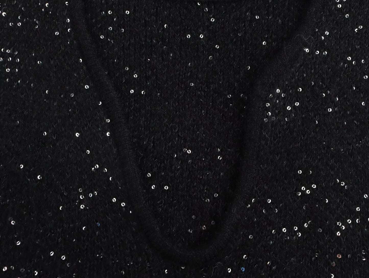 SEQUIN KNITTED SWEATER VEST