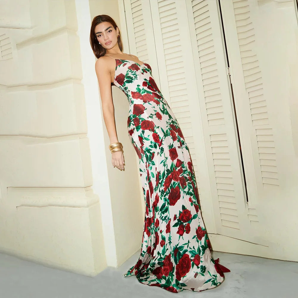 JULIA FLORAL MAXI DRESS