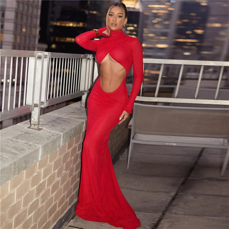 DAYANA CUT OUT MAXI DRESS