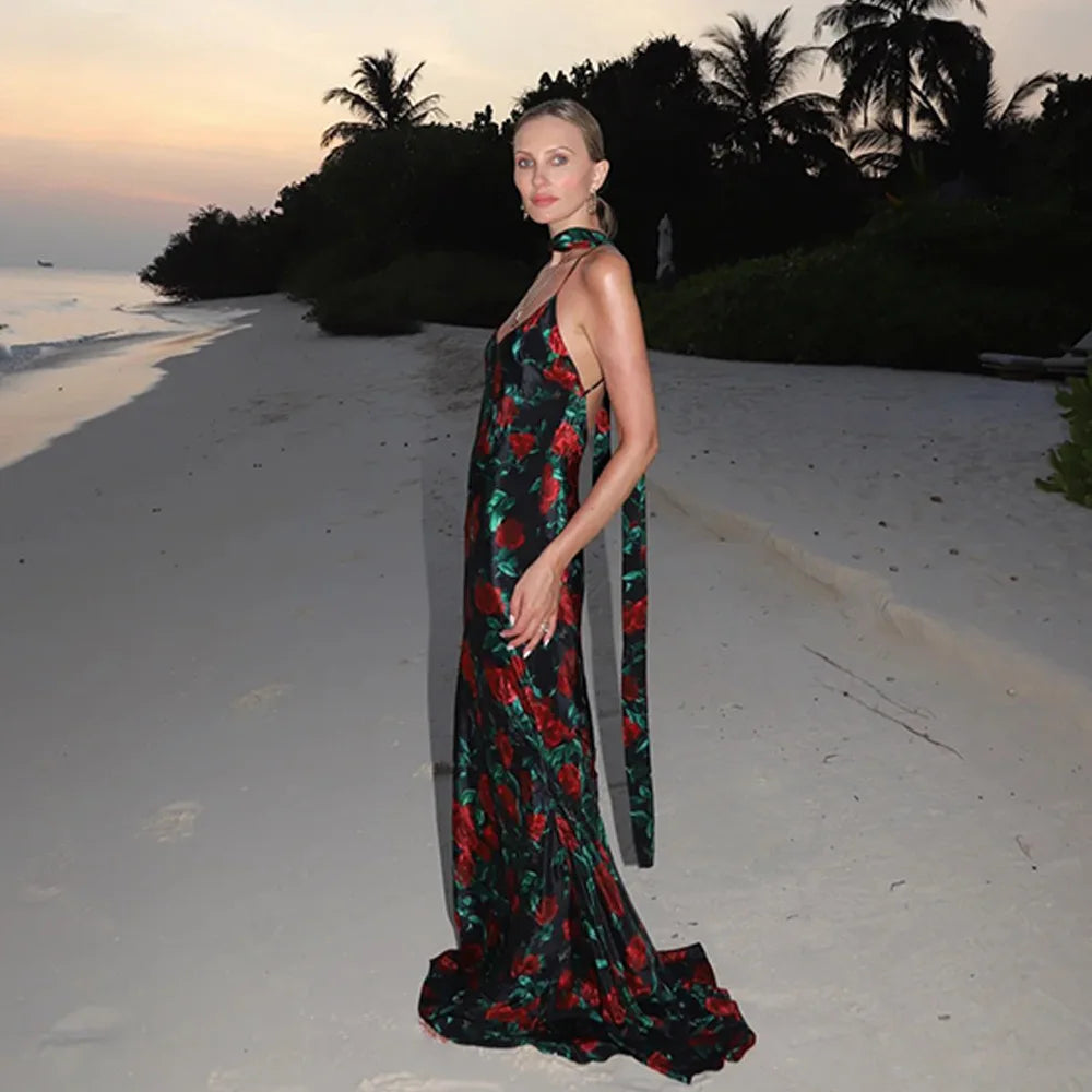 JULIA FLORAL MAXI DRESS