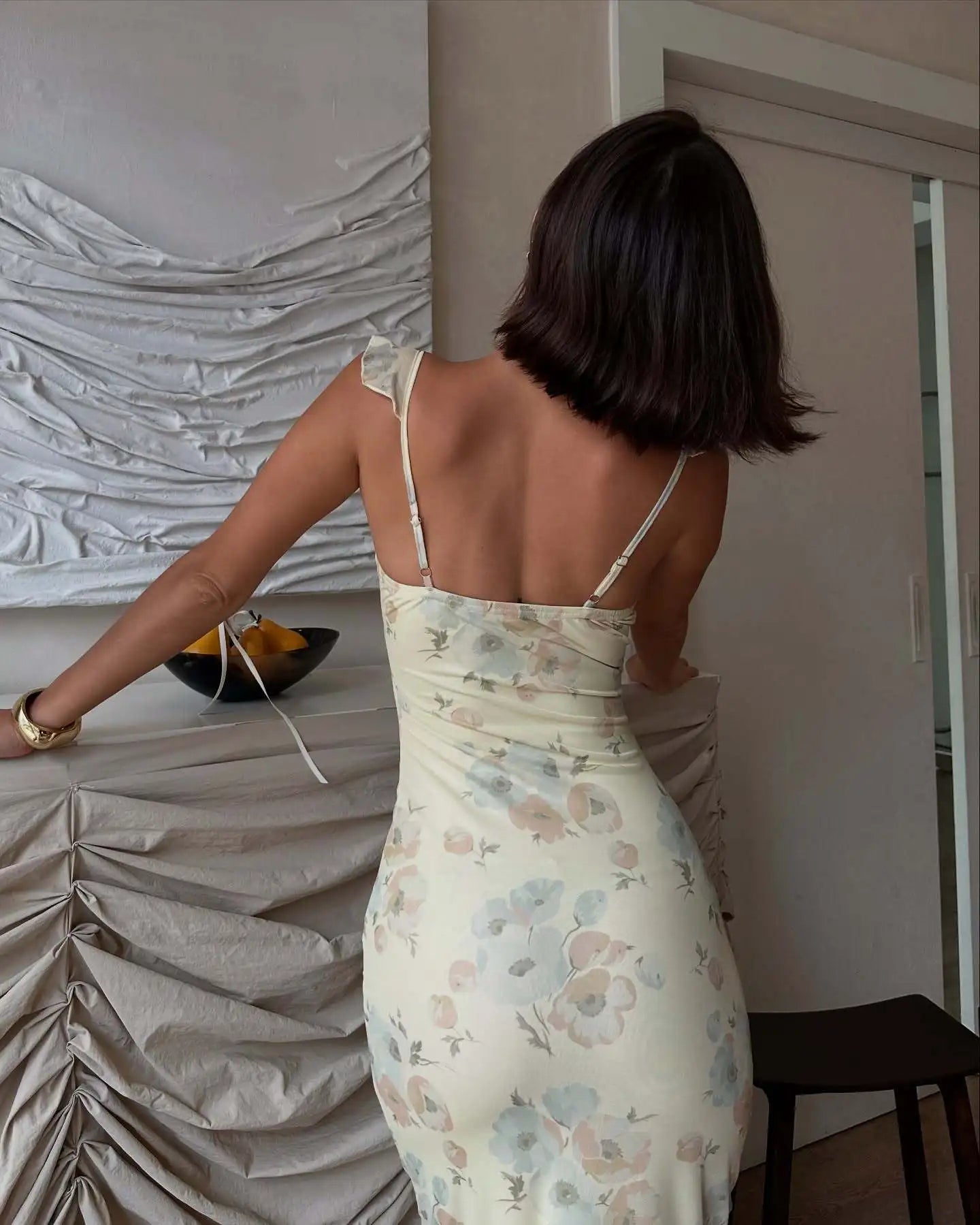 SEMANA FLORAL MAXI DRESS