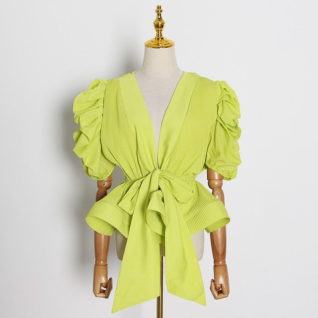 ZOSIA RUFFLE BLOUSE