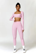 Alexa Top Leggings Sports Set Pink