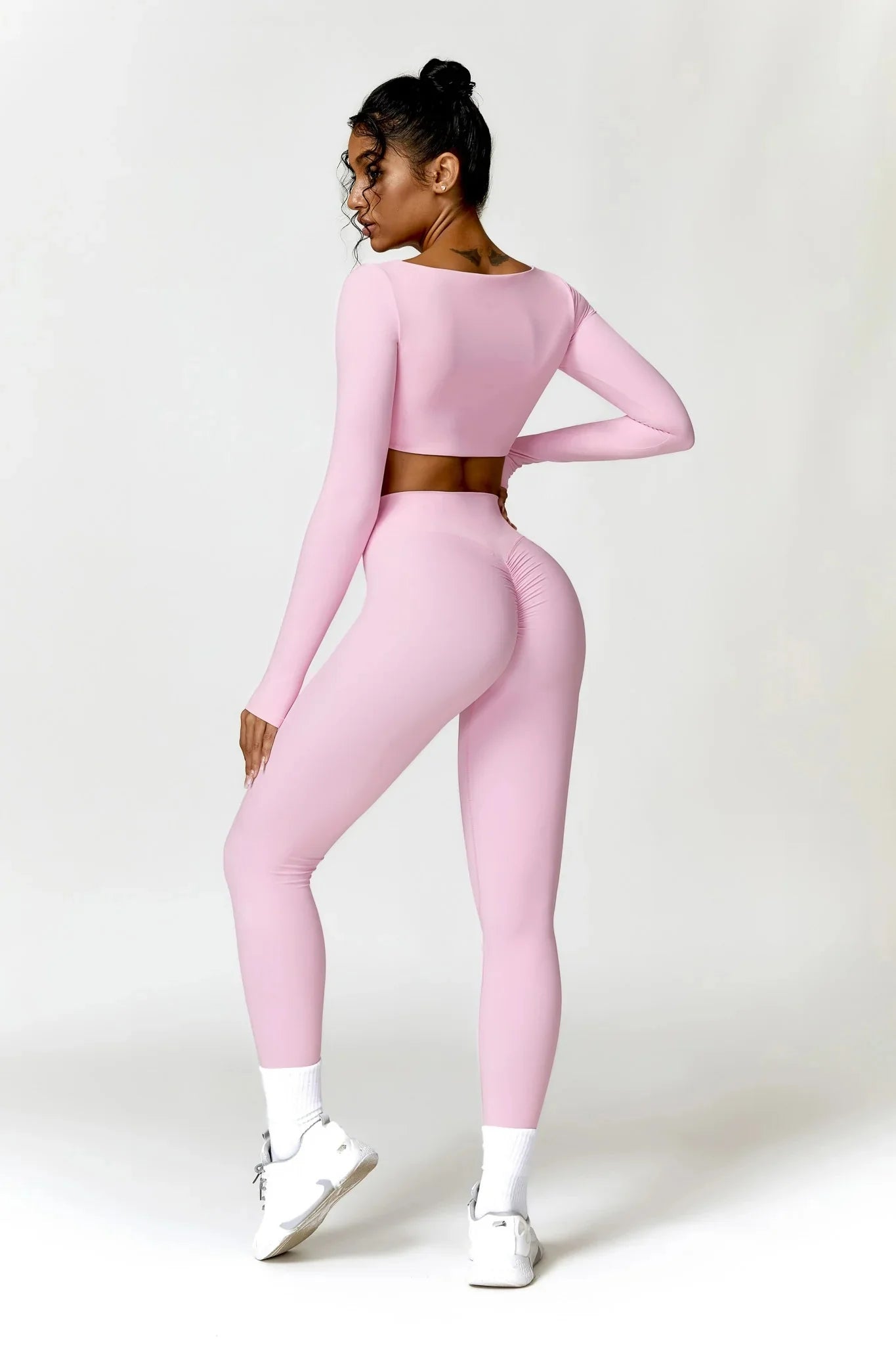 Alexa Top Leggings Sports Set Pink