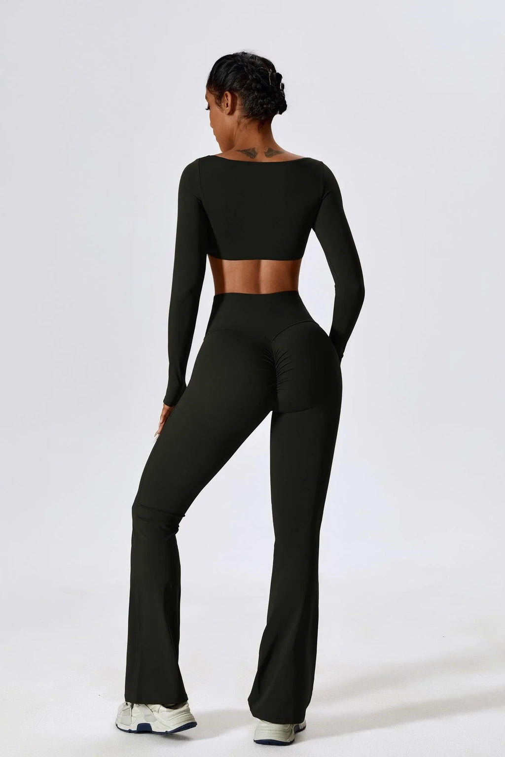 Alexa Top Leggings Sports Set Black