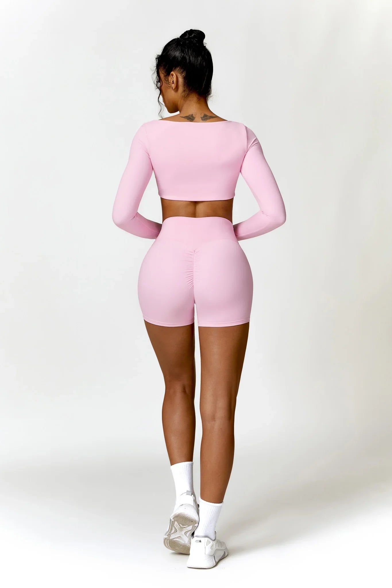 Alexa Top Shorts Sports Set Pink