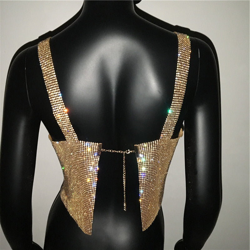 STEELA RHINESTONE TOP