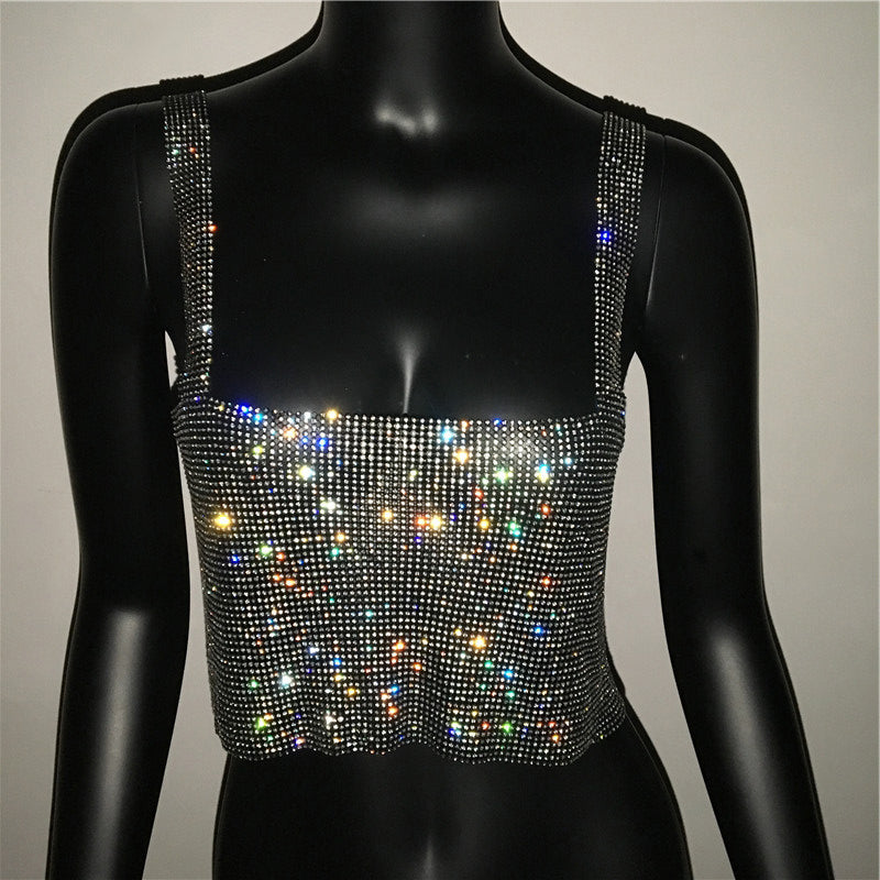 STEELA RHINESTONE TOP