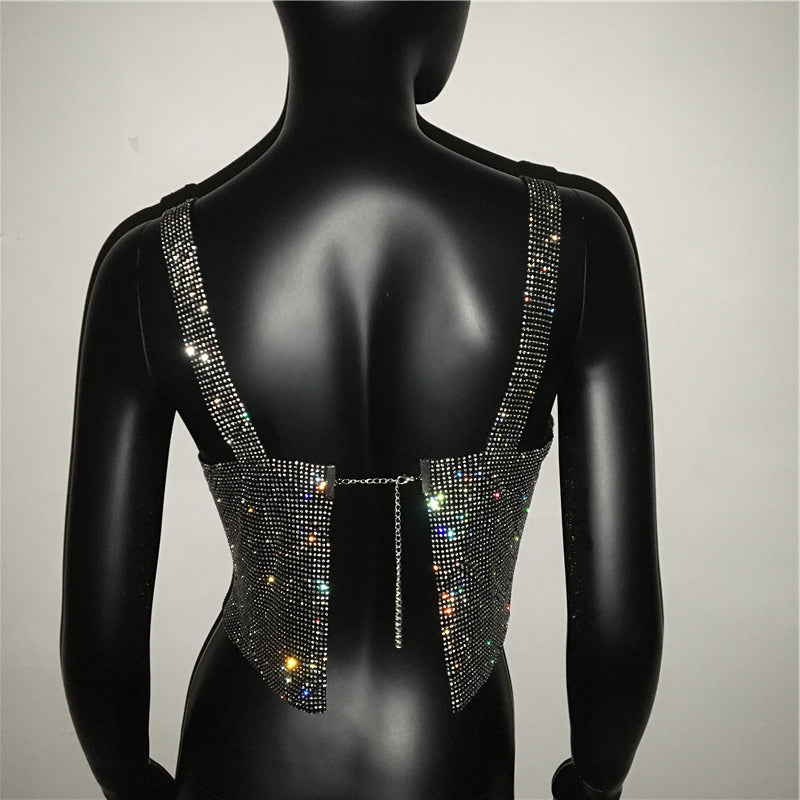 STEELA RHINESTONE TOP