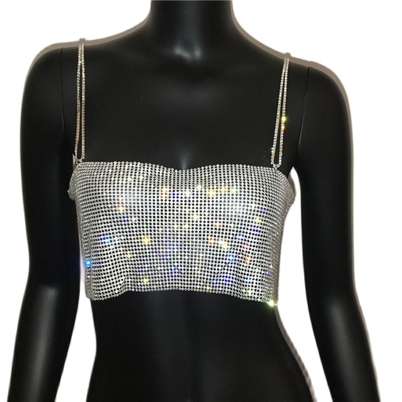 AVA RHINESTONE TOP