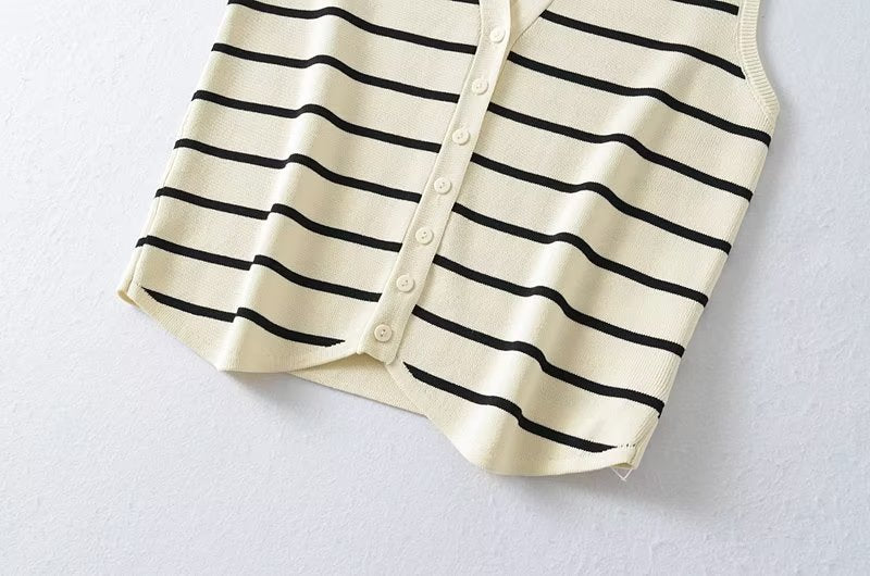 LAURA STRIPED TOP