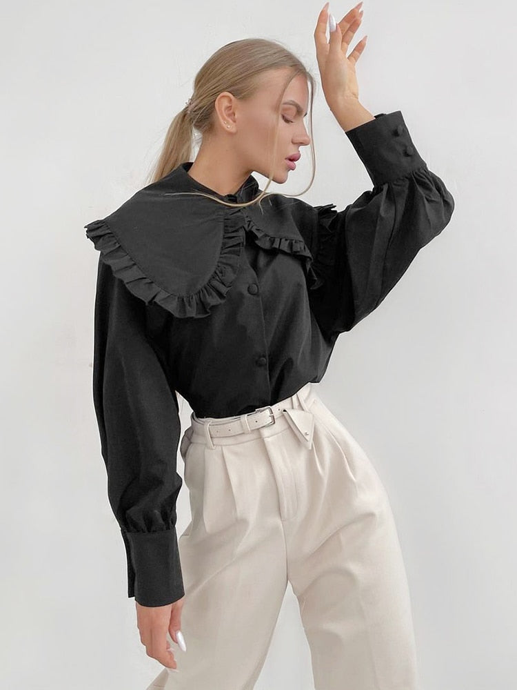 ELORA RUFFLE BLOUSE