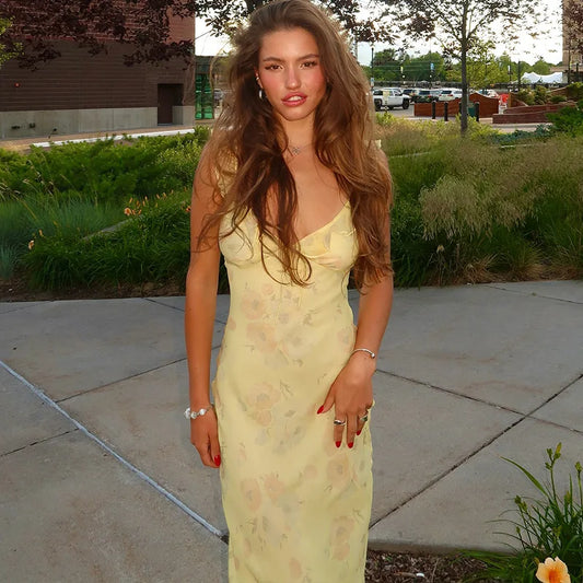 SEMANA FLORAL MAXI DRESS