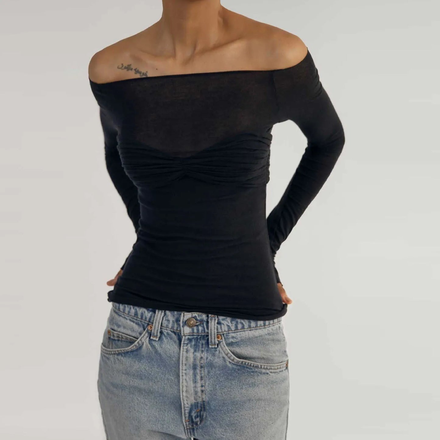 OLIVETTE KNIT TOP