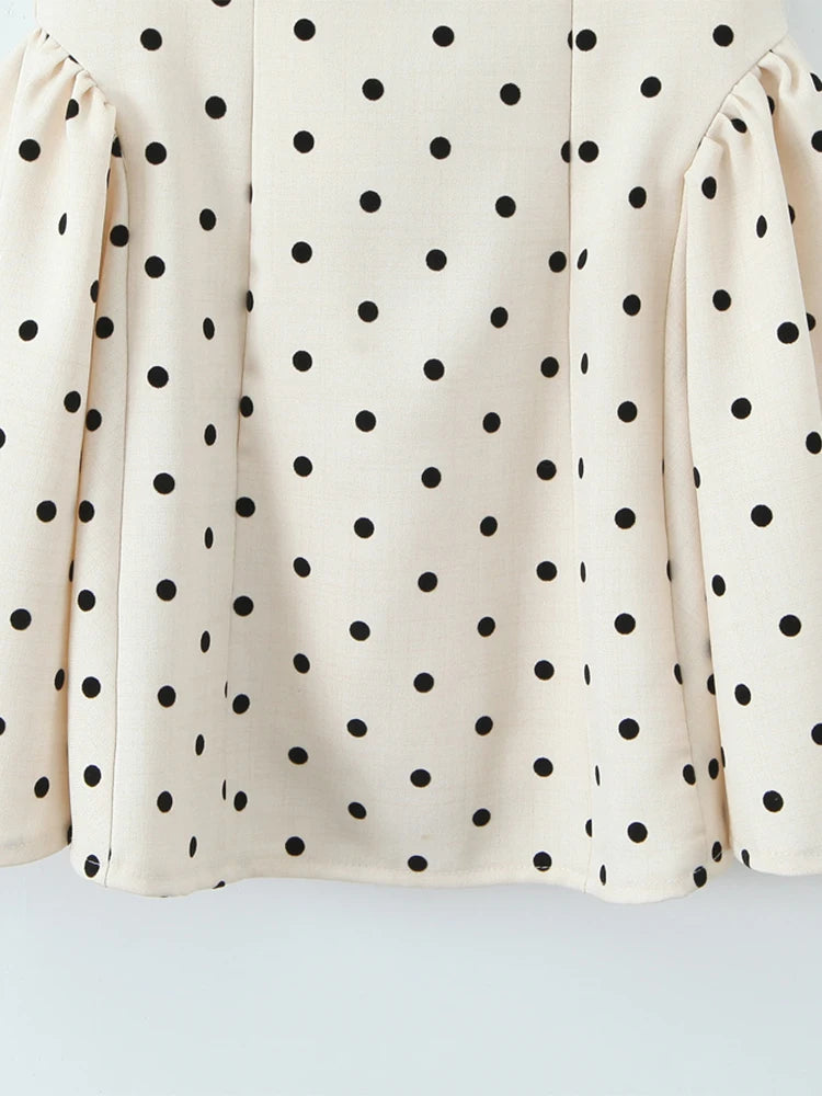 EMILY POLKA DOT MINI DRESS