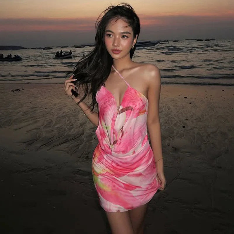 KAREN FLORAL MINI DRESS