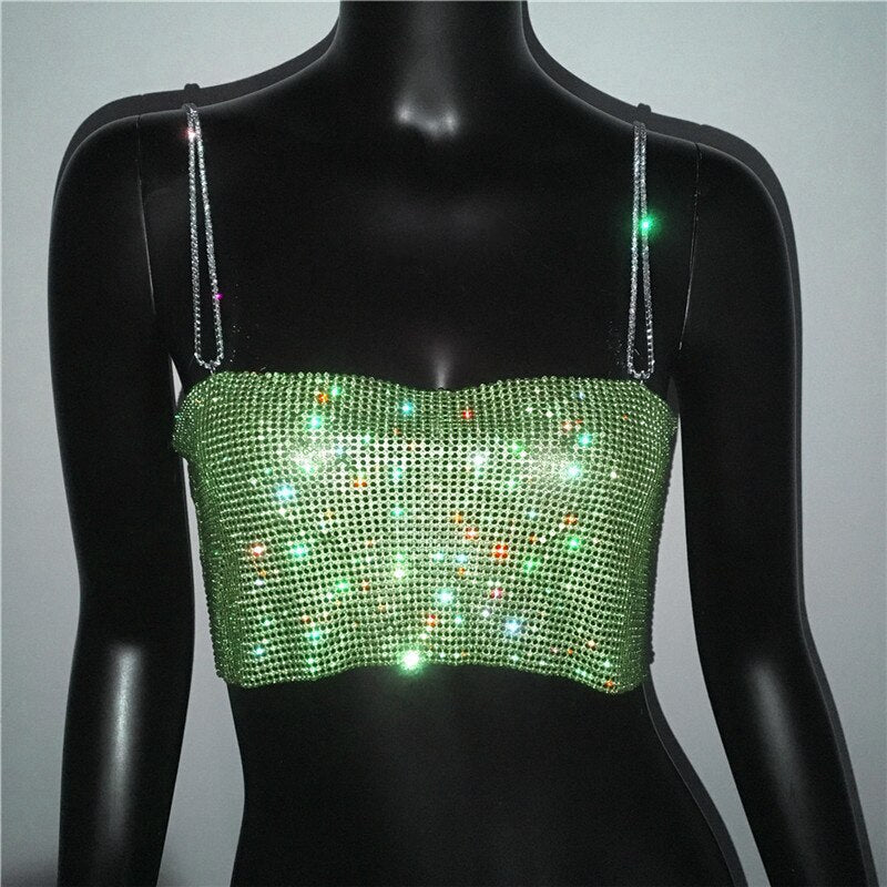 AVA RHINESTONE TOP