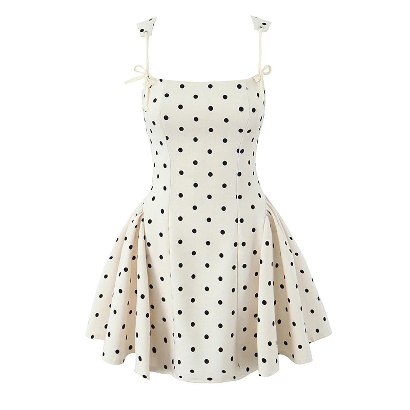 EMILY POLKA DOT MINI DRESS