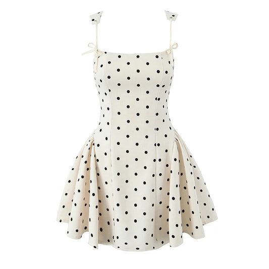 EMILY POLKA DOT MINI DRESS