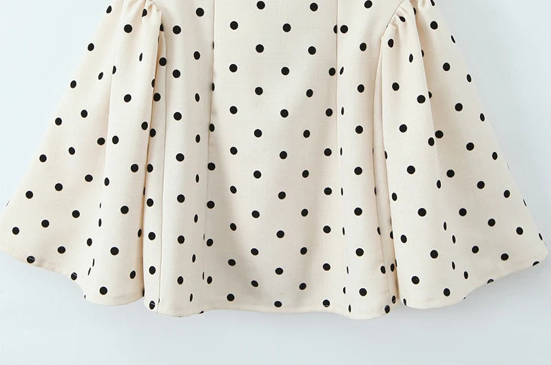 EMILY POLKA DOT MINI DRESS