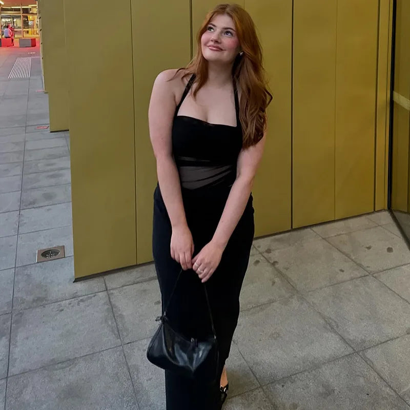 ELEONORA MESH MAXI DRESS