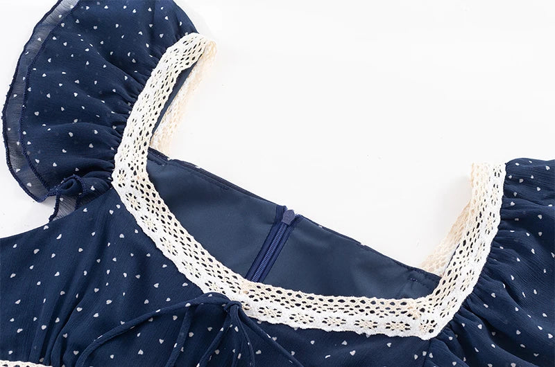 ADA POLKA DOT MIDI DRESS
