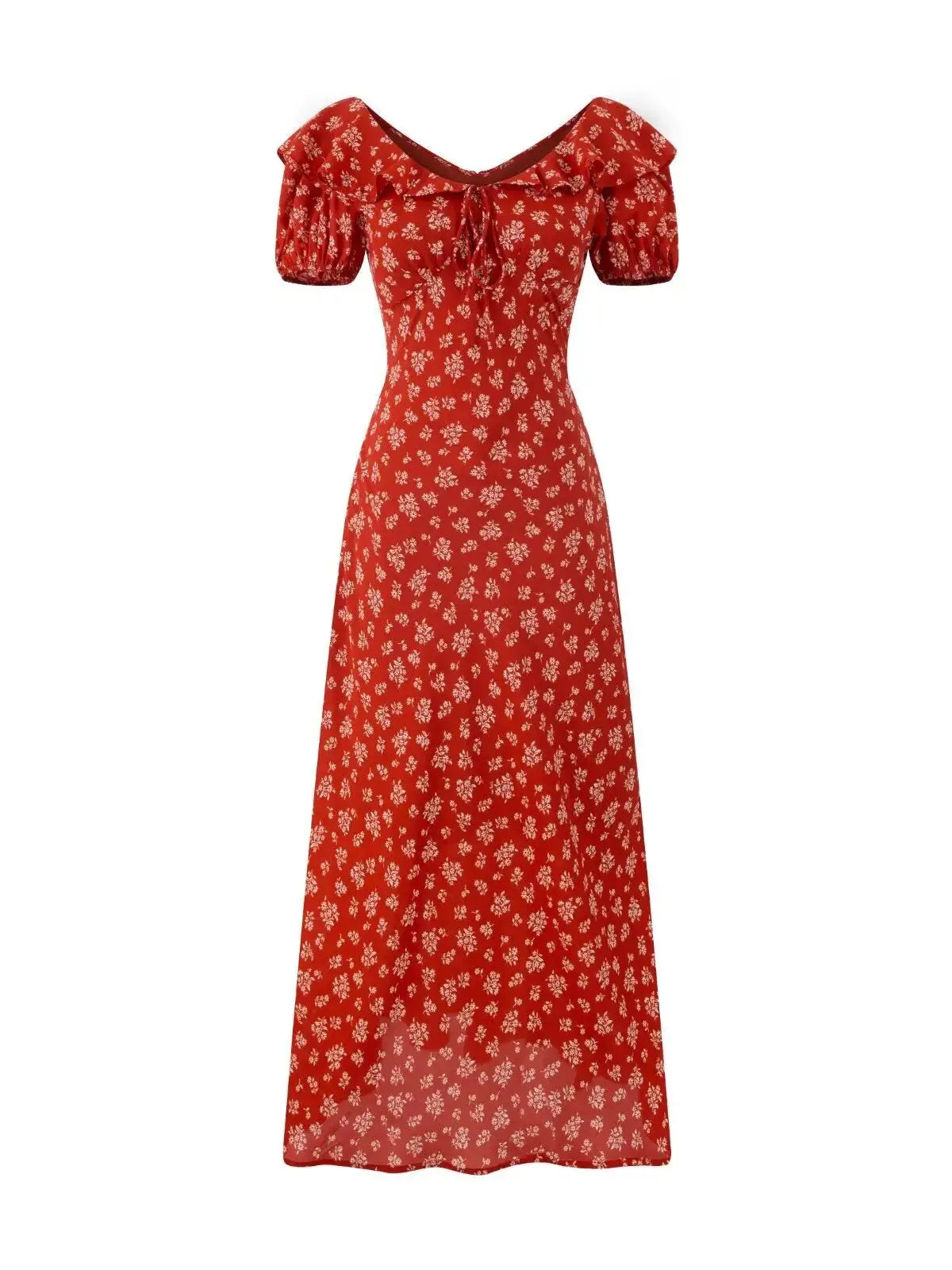 LETO POLKA DOT SATIN DRESS